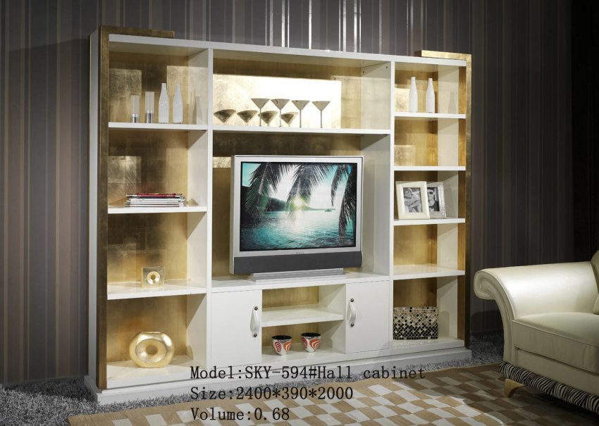 BIBLIOTECA / COMODA TV / ETAJERA HOL - SKY-594